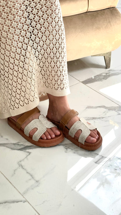 Hermes slippers look a Like